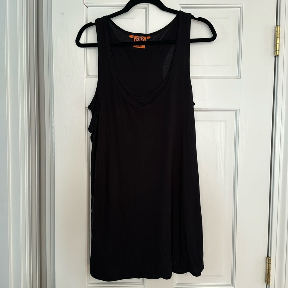 Tory Burch racer back lined mini dress